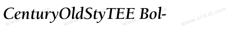 CenturyOldStyTEE Bol字体转换